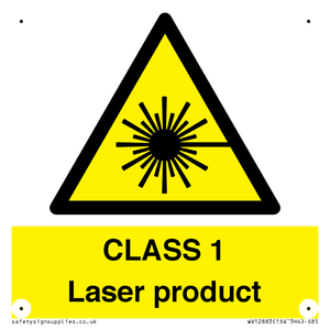 CLASS 1 Laser product